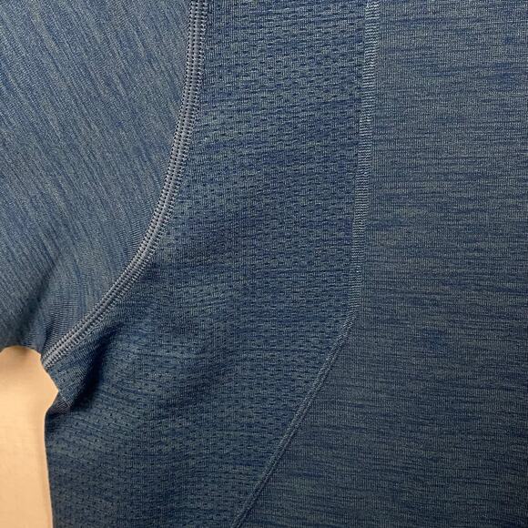 Lululemon Metal Vent Tech Polo Performance Stretch Shirt Men  XXL Blue Active - Picture 6 of 8